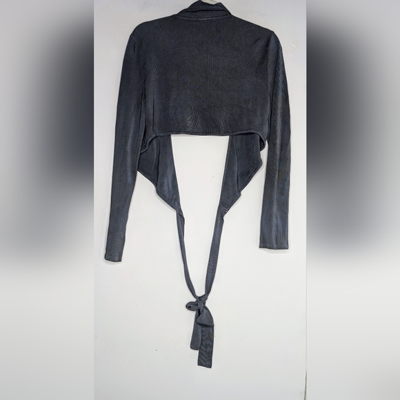 Cult Gaia • Tory Knit Top in Charcoal - Picture 3 of 7